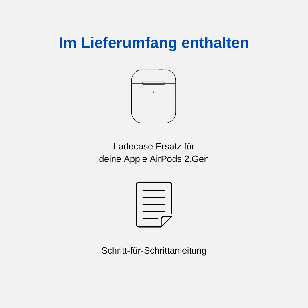 AirPods 2. Generation - Ersatz-Ladecase